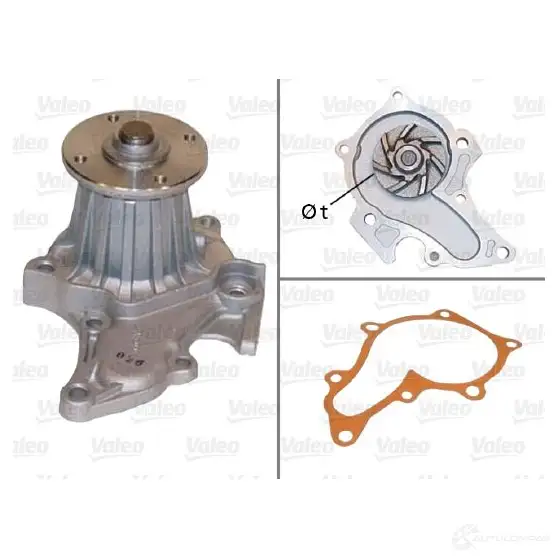 Водяной насос, помпа VALEO 3276425069398 506939 229220 JP O3R