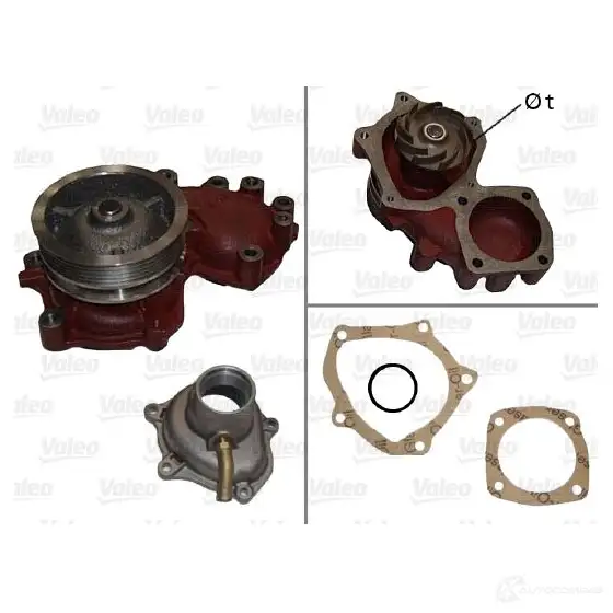 Водяной насос, помпа VALEO Z YNPE 3276425065604 228950 506560