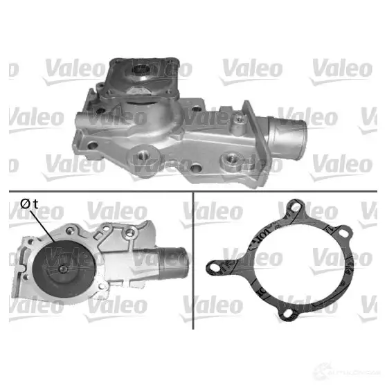 Водяной насос, помпа VALEO 228785 506284 Q N4OYCR 3276425062849