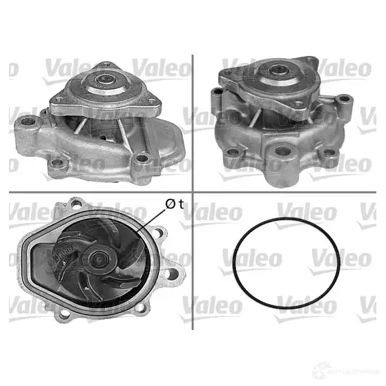 Водяной насос, помпа VALEO 228685 3276425060814 506081 F9UC3 K2