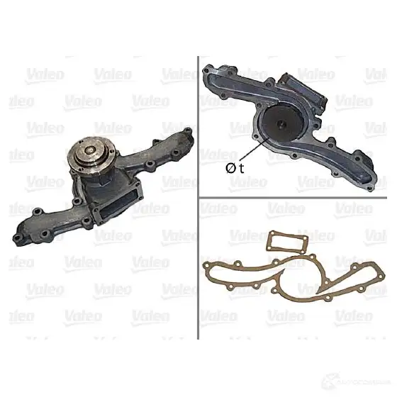 Водяной насос, помпа VALEO 3276425061019 Y8MO A4 506101 228700