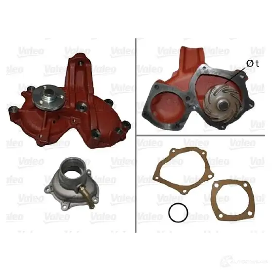 Водяной насос, помпа VALEO WVF IV 506562 3276425065628 228952