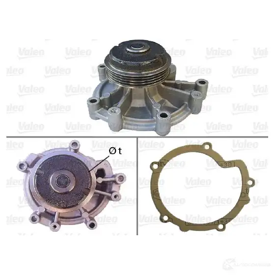 Водяной насос, помпа VALEO 228967 506582 NDDK9 7 3276425065826