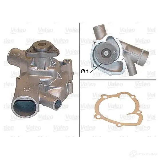 Водяной насос, помпа VALEO P M8C1YL 3276425061866 506186 228746