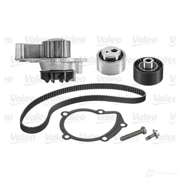 Комплект ремня грм с водяным насосом VALEO 3276426145121 1206094990 614512 0BV A78T изображение 0