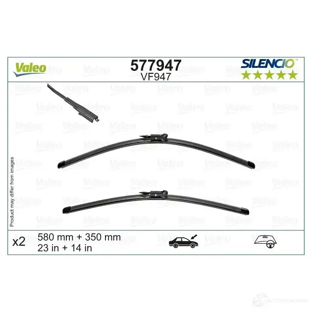 Щетка стеклоочистителя VALEO 1437875173 T S5LK 577947 - Изображение 1