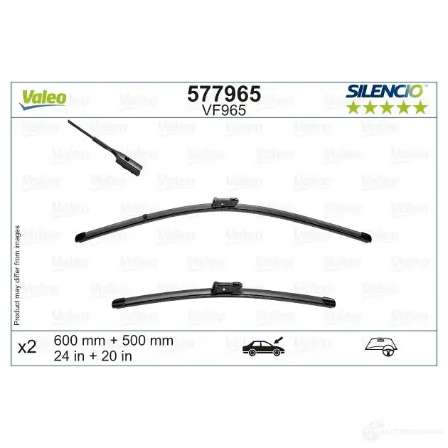 Щетка стеклоочистителя VALEO 577965 1437874900 G ROJBM3 - Изображение 1