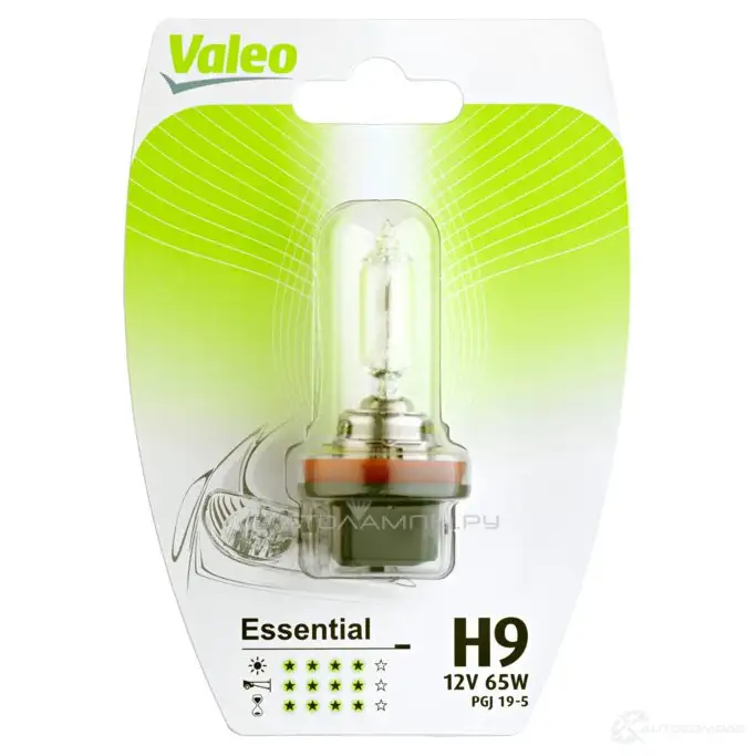 Лампа галогеновая H9 ESSENTIAL 65 Вт 12 В VALEO YLL K1 1420584218 32011 изображение 0