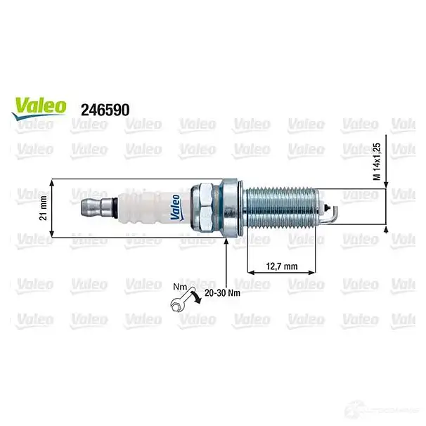 Свеча зажигания VALEO 221404 246590 3276422465902 JNT JO