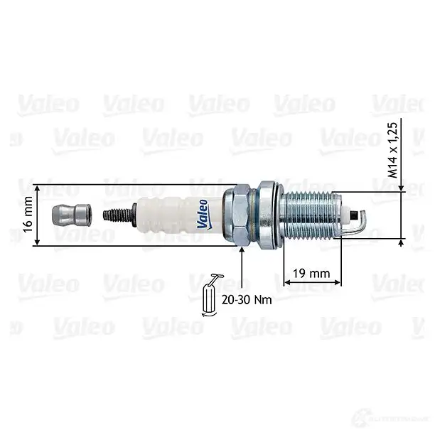 Свеча зажигания VALEO 246886 L17A6WG 221439 RF11LC- 1 - Изображение 1