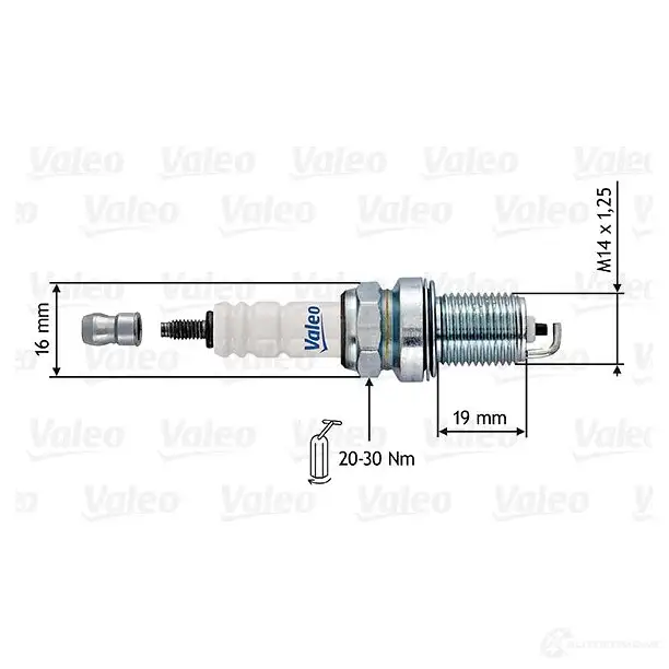 Свеча зажигания VALEO FR7XYO 246913 221465 RF1 0HC-1 - Изображение 1