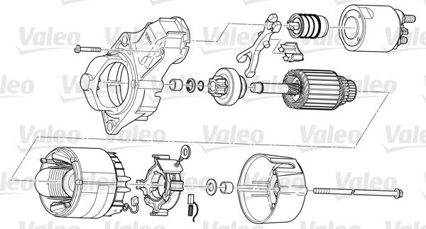 Стартер VALEO 1199247877 D7E30 TH QQKL изображение 0