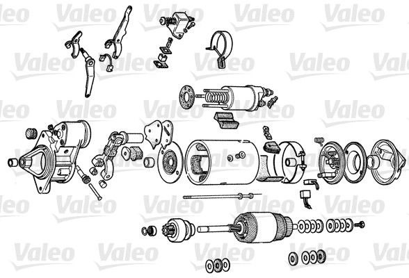 Стартер VALEO ISU JS 1199238905 D8E125 изображение 0