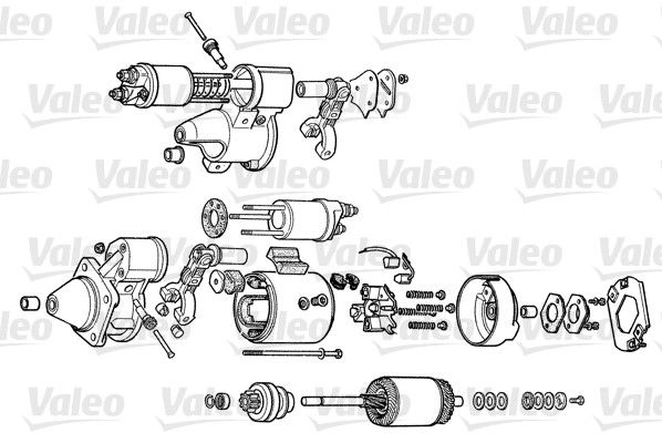 Стартер VALEO 1199239375 D8E153 E N40X изображение 0
