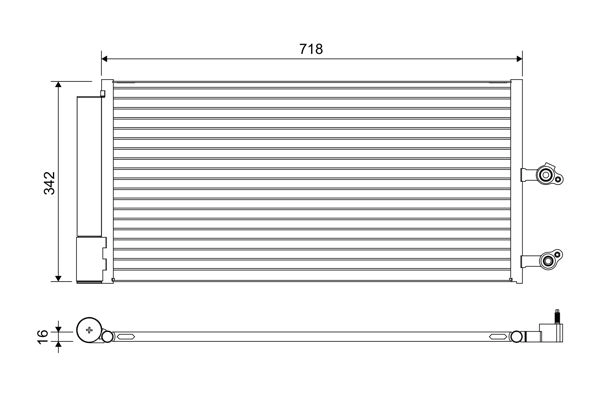 Радиатор кондиционера VALEO G RC7010 822644 1440164548 изображение 0