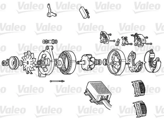 Генератор VALEO 1199244371 A14N9 K9RG A1B изображение 0