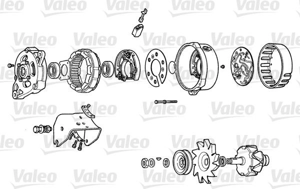 Генератор VALEO DQ496 2 1199239561 A13R152 изображение 0