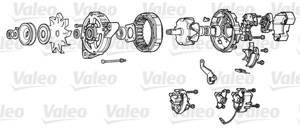 Генератор VALEO 1199239649 B XKNN A12R4 изображение 0
