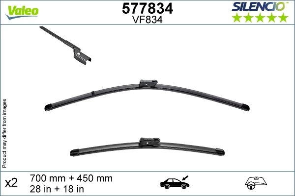 Щетка стеклоочистителя VALEO XB NDGX 1440165737 577834 - Изображение 1