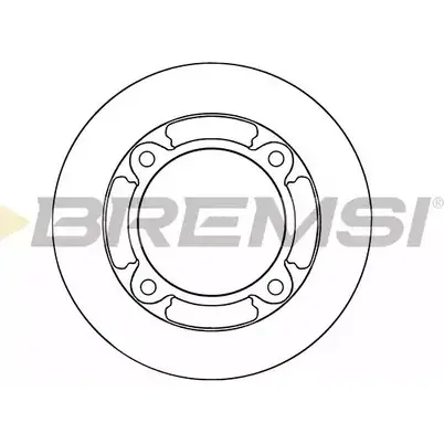 Тормозной диск BREMSI VB6DBGP QO XEAH DBB918S 1274829655 изображение 0