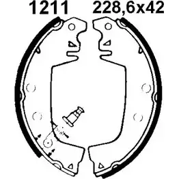 Тормозные колодки, комплект BSF LK FXZ 1274854505 ND4JX 01211 изображение 0