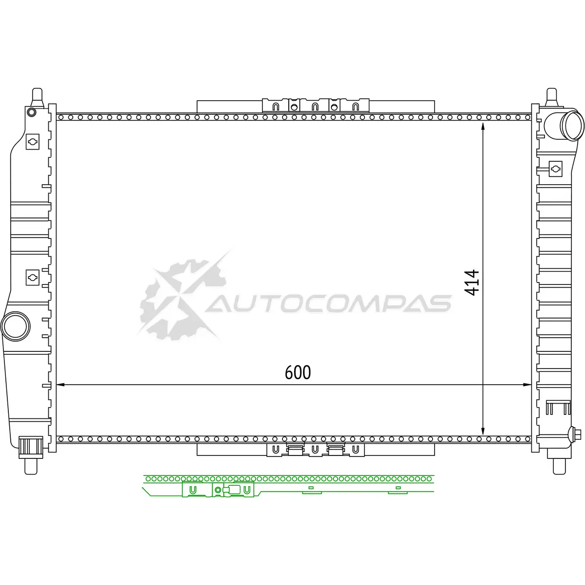 Радиатор охлаждения TATSUMI TGA1080 28G PW 1439841514