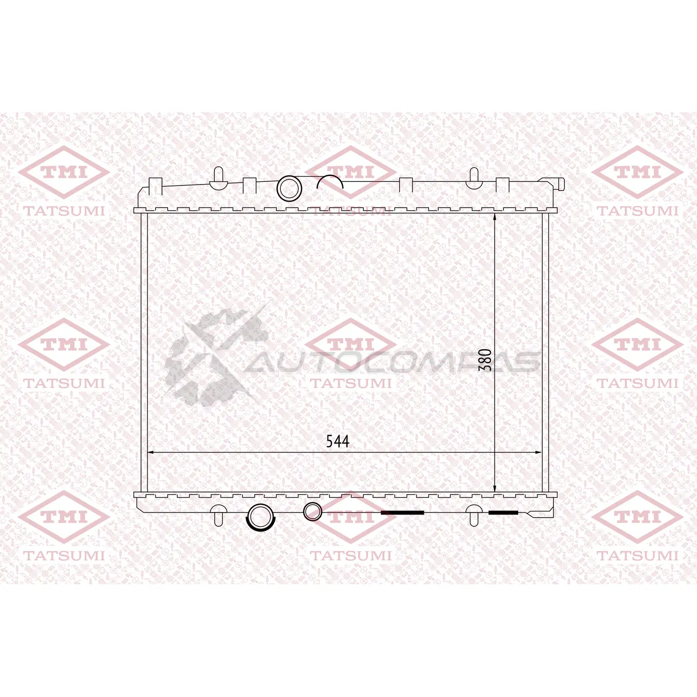 Радиатор охлаждения TATSUMI 1439842720 TGA1029 W6 E2G