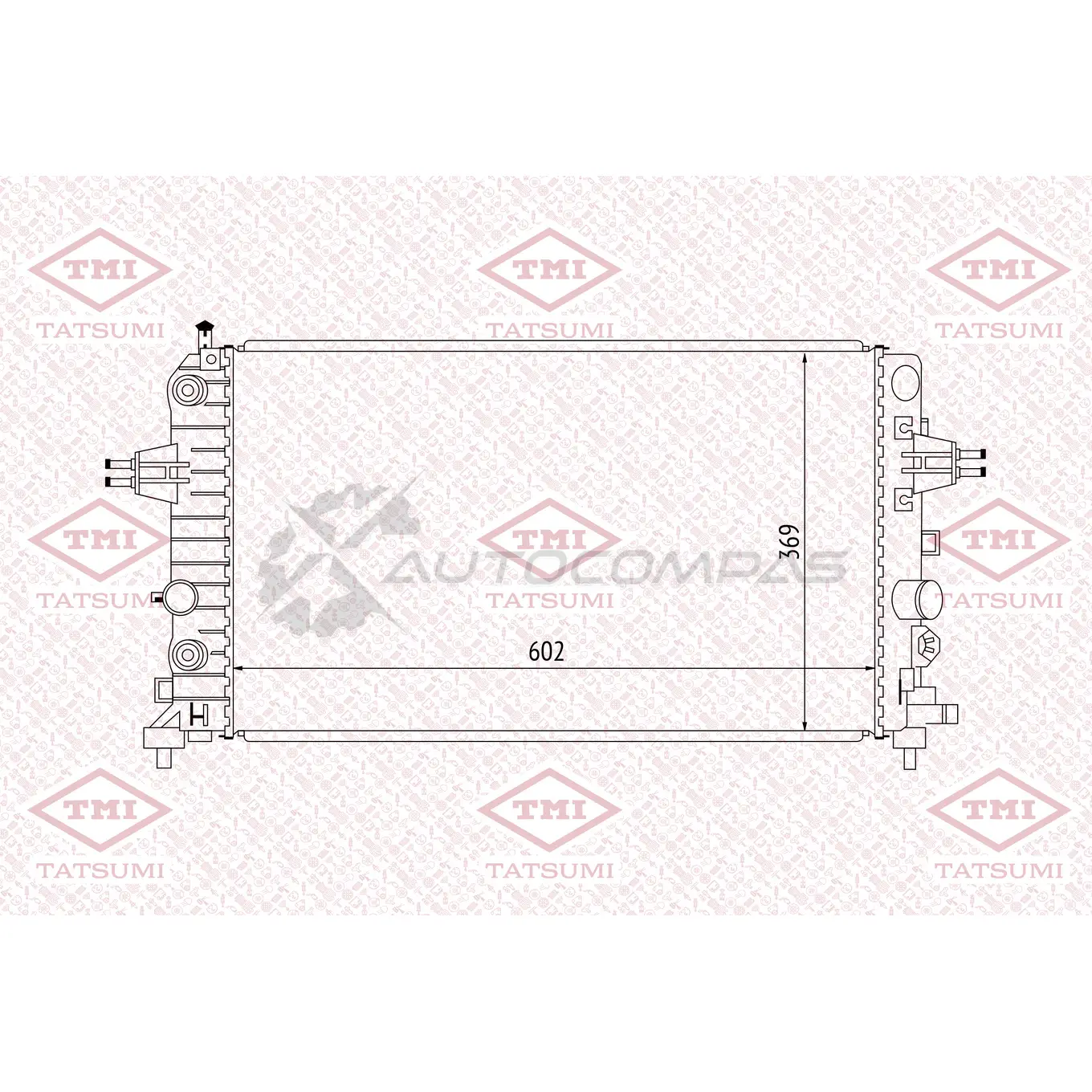 Радиатор охлаждения TATSUMI SSPK 6 TGA1193 1439841519