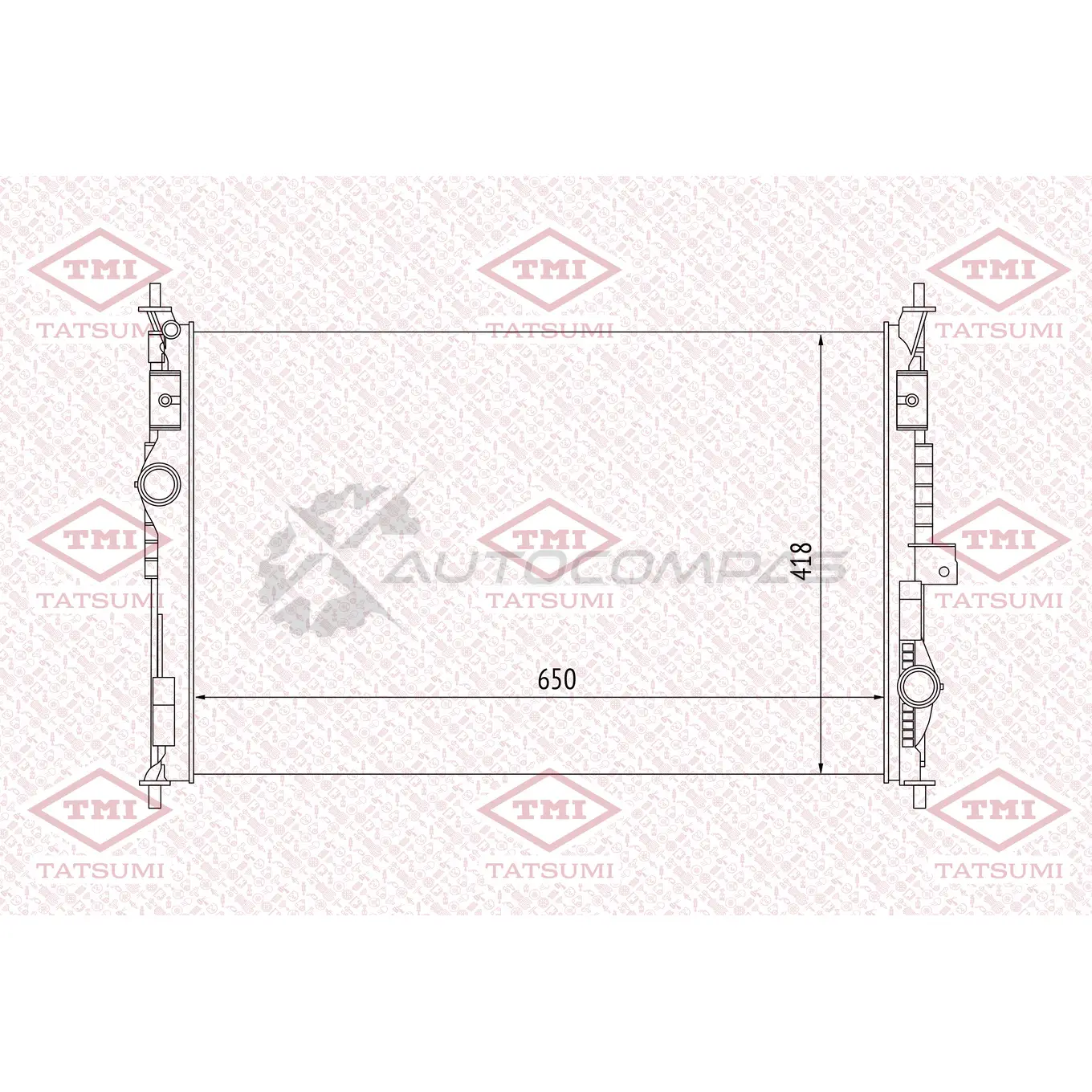 Радиатор охлаждения TATSUMI TGA1170 8NCEW 9 1439834766 изображение 0