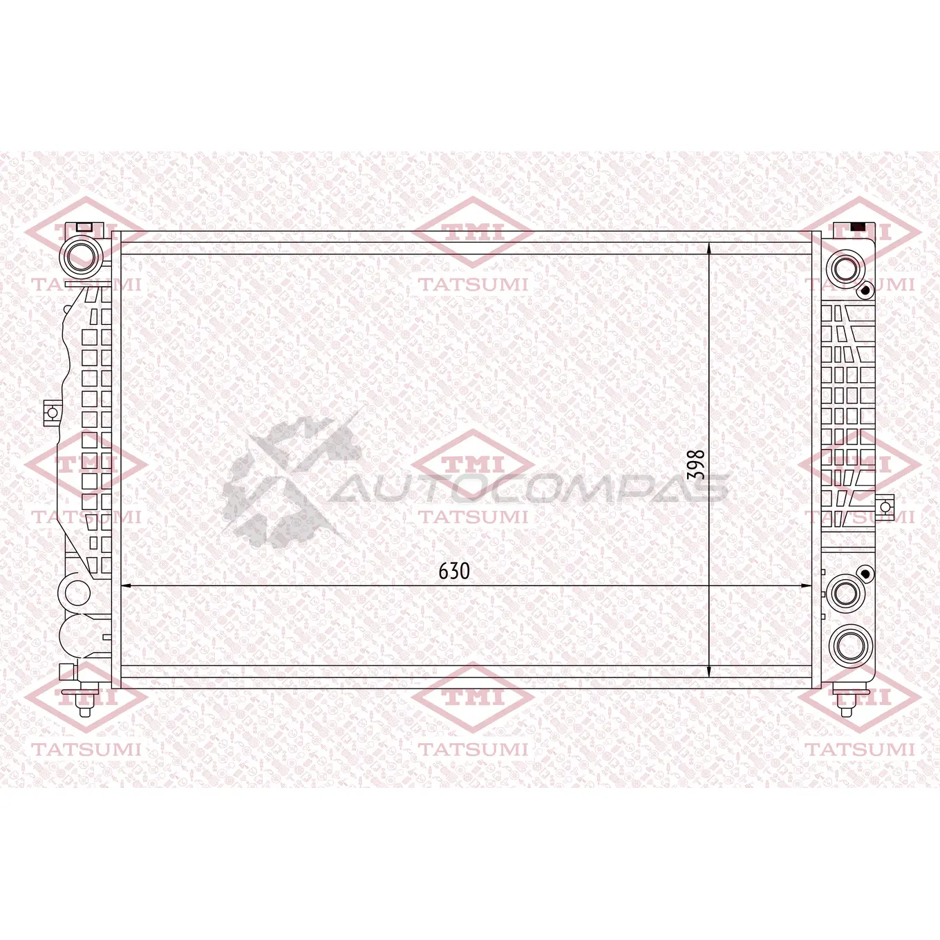 Радиатор охлаждения TATSUMI TGA1164 C 4HSGV 1439829664