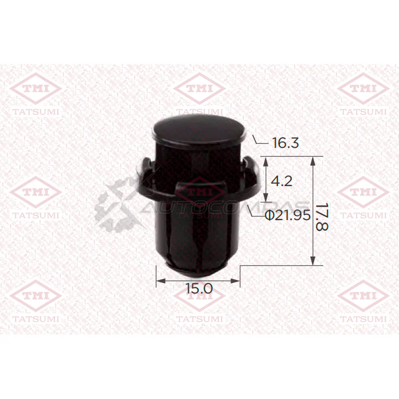 Клипса автомобильная [по 10 штук] TATSUMI TJB1541 MDN K9 1441224814