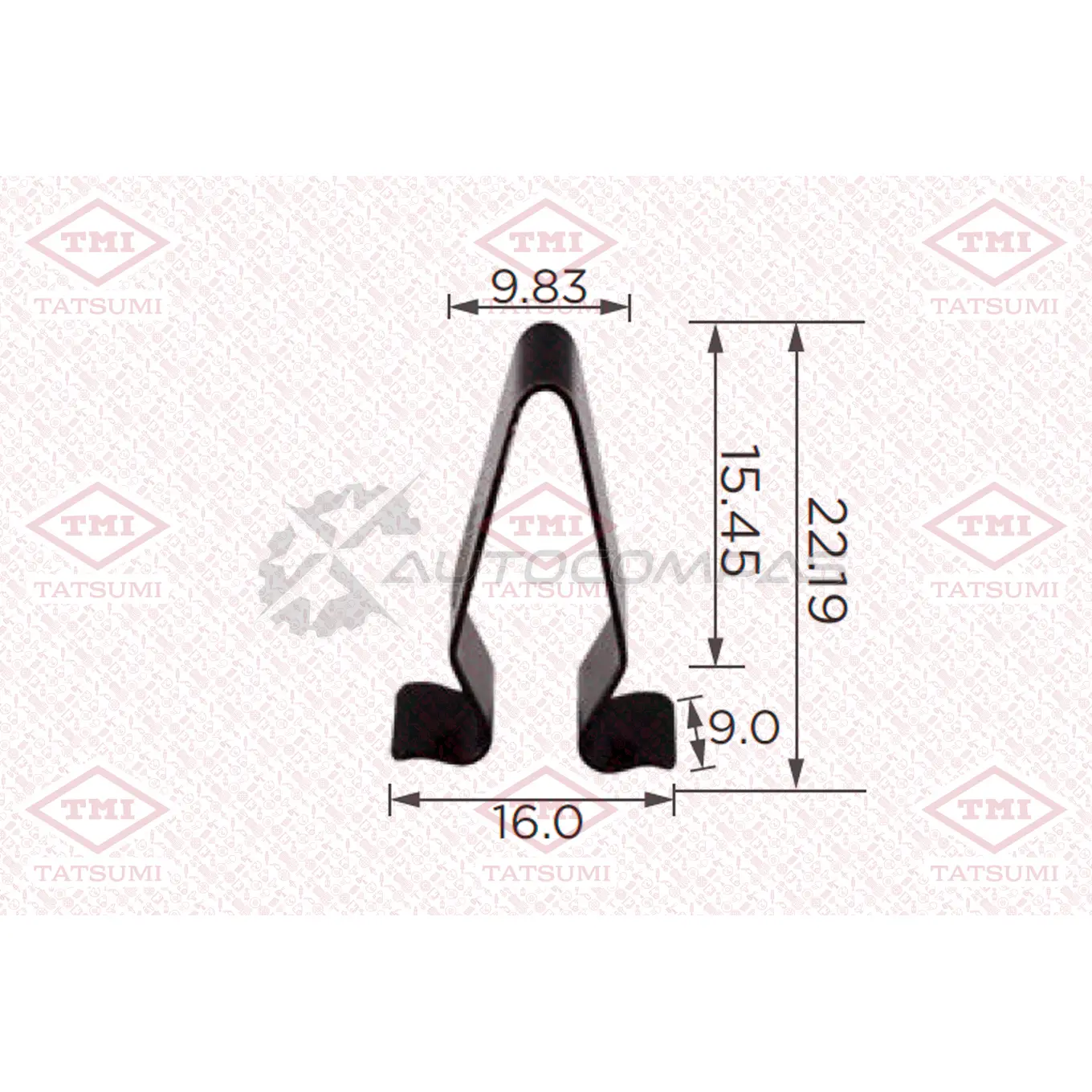 Клипса автомобильная [по 10 штук] TATSUMI R44 1MT 1441224820 TJB1756