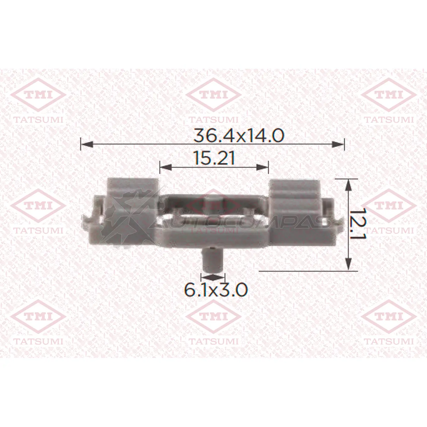 Клипса автомобильная [по 10 штук] TATSUMI 5G U3XJC 1441224850 TJB1599