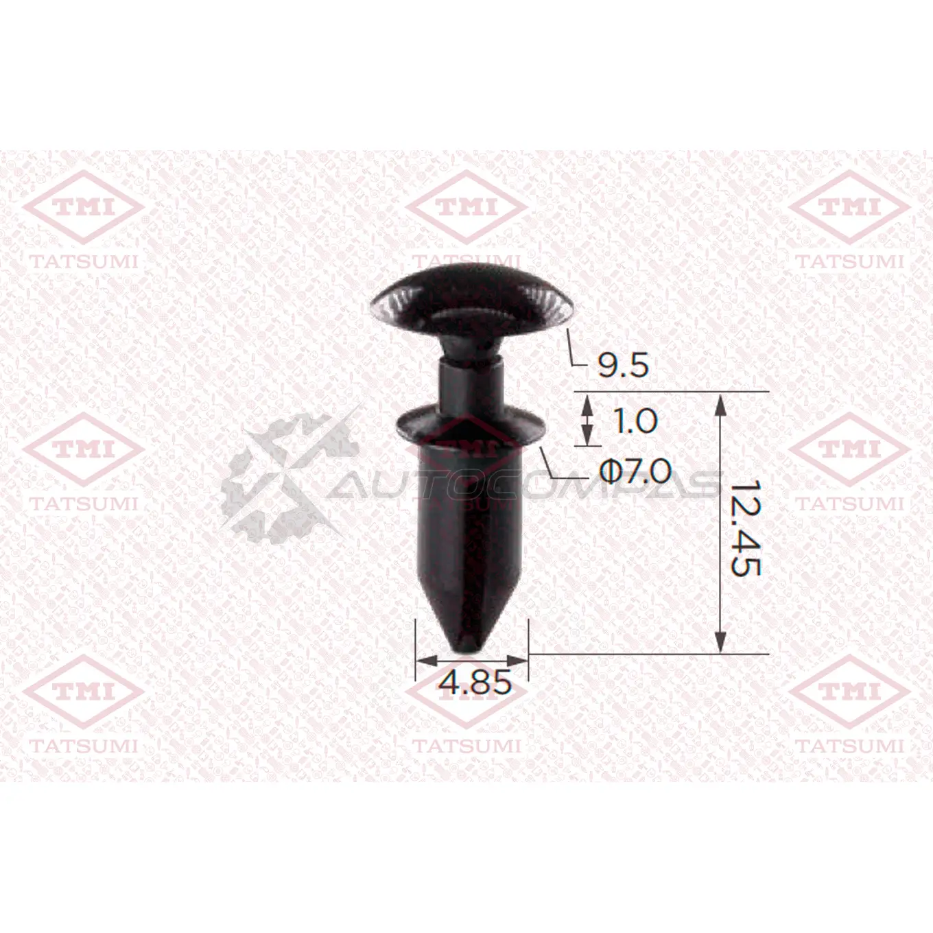 Клипса автомобильная [по 10 штук] TATSUMI TJB1525 F2 Z7UX9 1441224887
