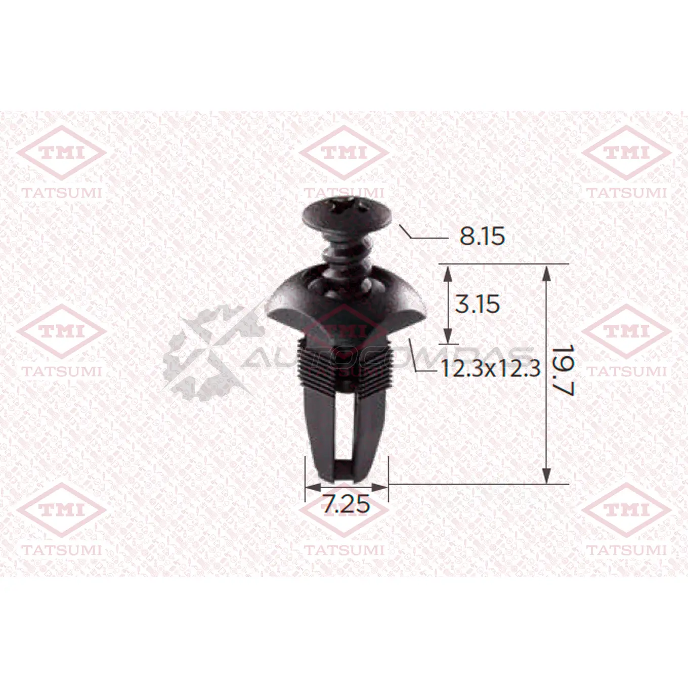 Клипса автомобильная [по 10 штук] TATSUMI TJB1789 U4 G18RO 1441224970
