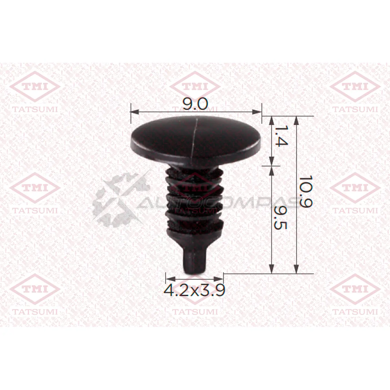 Клипса автомобильная [по 10 штук] TATSUMI TJB1517 FF BT2GC 1441224996