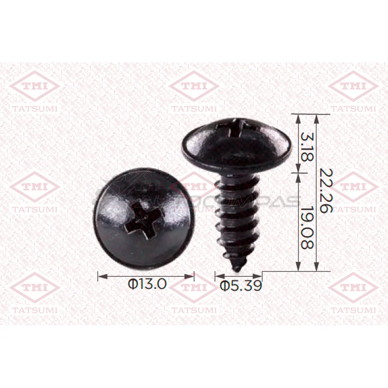 Клипса автомобильная [по 10 штук] TATSUMI 6L PGD8N 1441225249 TJB1611
