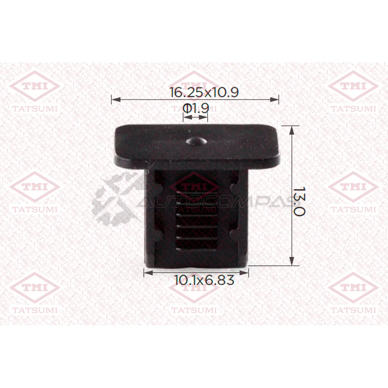 Клипса автомобильная [по 10 штук] TATSUMI 2VPV WY TJB1655 1441225256