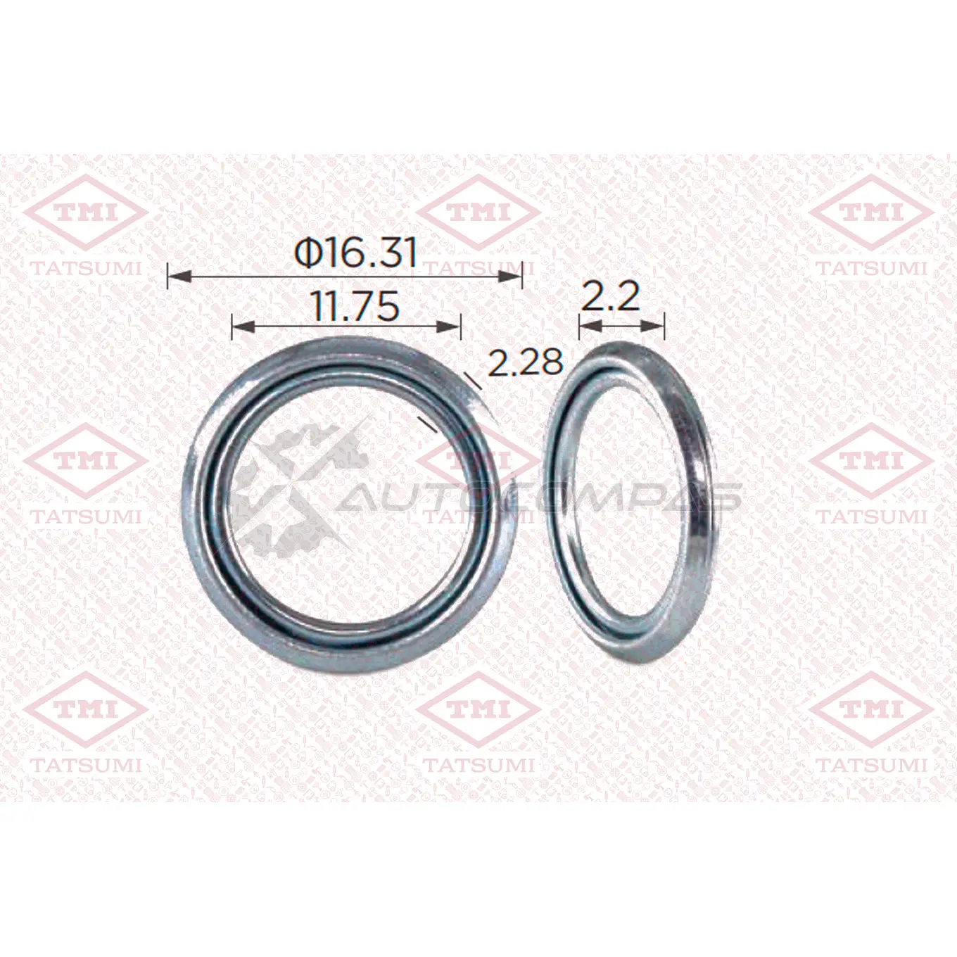 Клипса автомобильная [по 10 штук] TATSUMI 6 KGKK TJB1549 1441225276