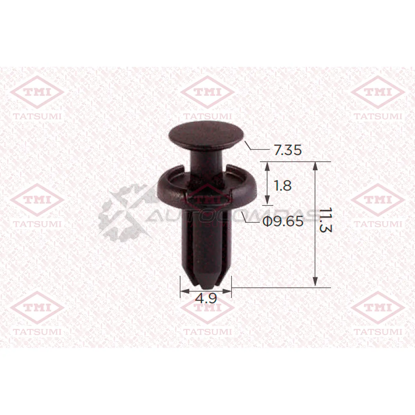 Клипса автомобильная [по 10 штук] TATSUMI V6 IS7AZ TJB1589 1441225292