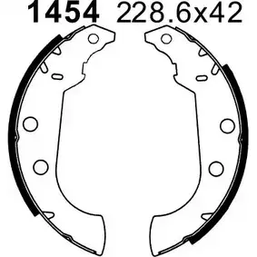 Тормозные колодки, комплект BSF 110474 07284 63C OGLV 1274873239 изображение 0