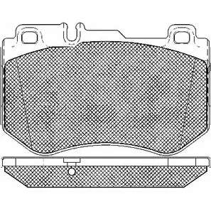 Тормозные колодки, дисковые, комплект BSF JQA C3Y0 20125 1274892591 F69J43Q изображение 0