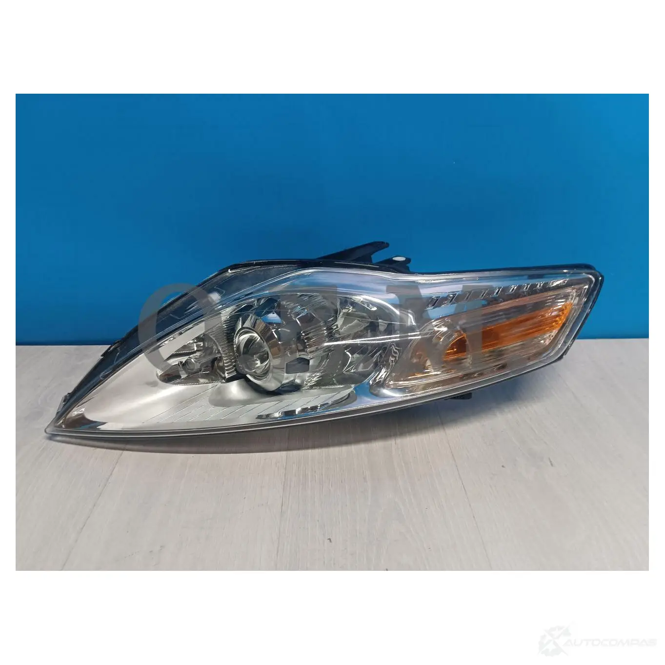 Фара левая Ford Mondeo 4 2006-2010, ксенон, с габаритной лампой, светлая O.E.M. 1440006089 OEM0143FL X MVHI изображение 0