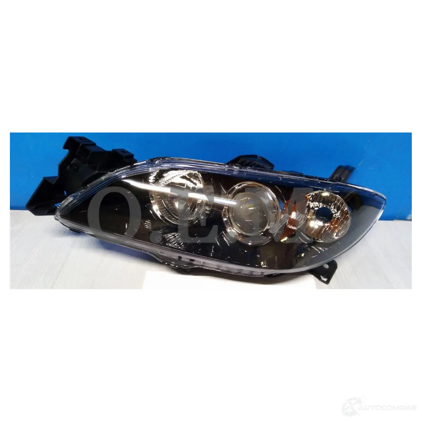 Фара левая Mazda 3 1 BK (2003-2009) седан, галоген O.E.M. 1440008097 OEM0202FL PQMF X3I