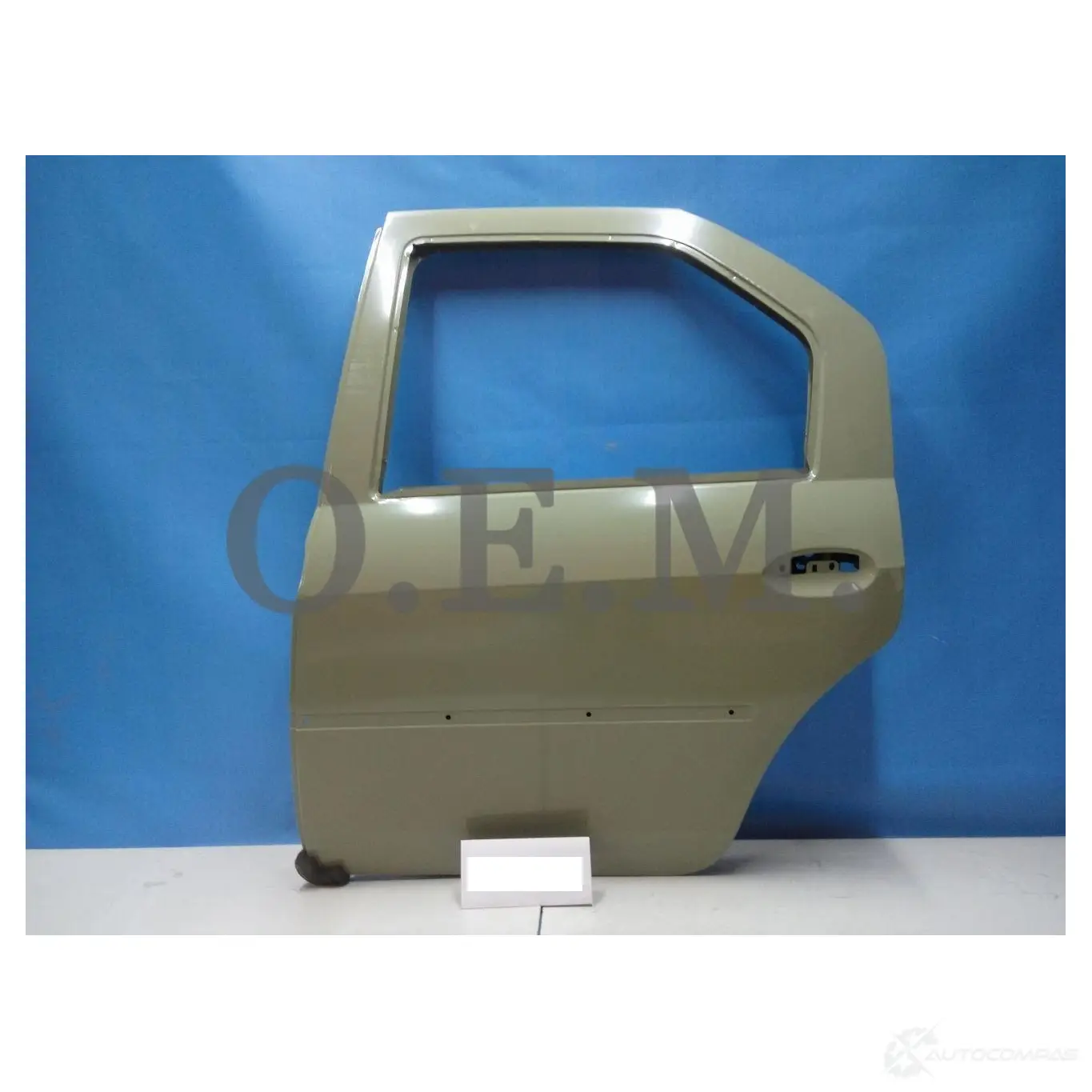 Дверь задняя левая Renault Logan 1 (2004-2014) с отверстиями под молдинг O.E.M. OEM0042DZL 1440009110 T EP5AM