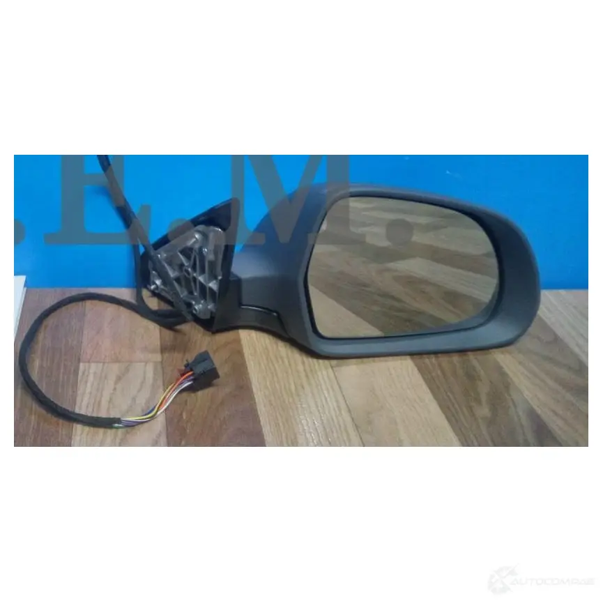 Зеркало правое Skoda Octavia 2 A5 2008-2013, 9 контактов, в цвет кузова, под повторитель, под подсветку O.E.M. 1440009378 OEM0098ZR 1ZY GH изображение 0