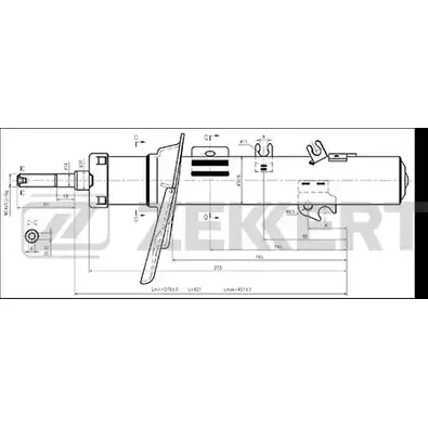 Амортизатор ZEKKERT 9LK1J SG-4629 C C5Y5 1275225227 изображение 0