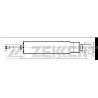 Амортизатор ZEKKERT AF3T5 XY L23 SO-2036 1275245001 изображение 0