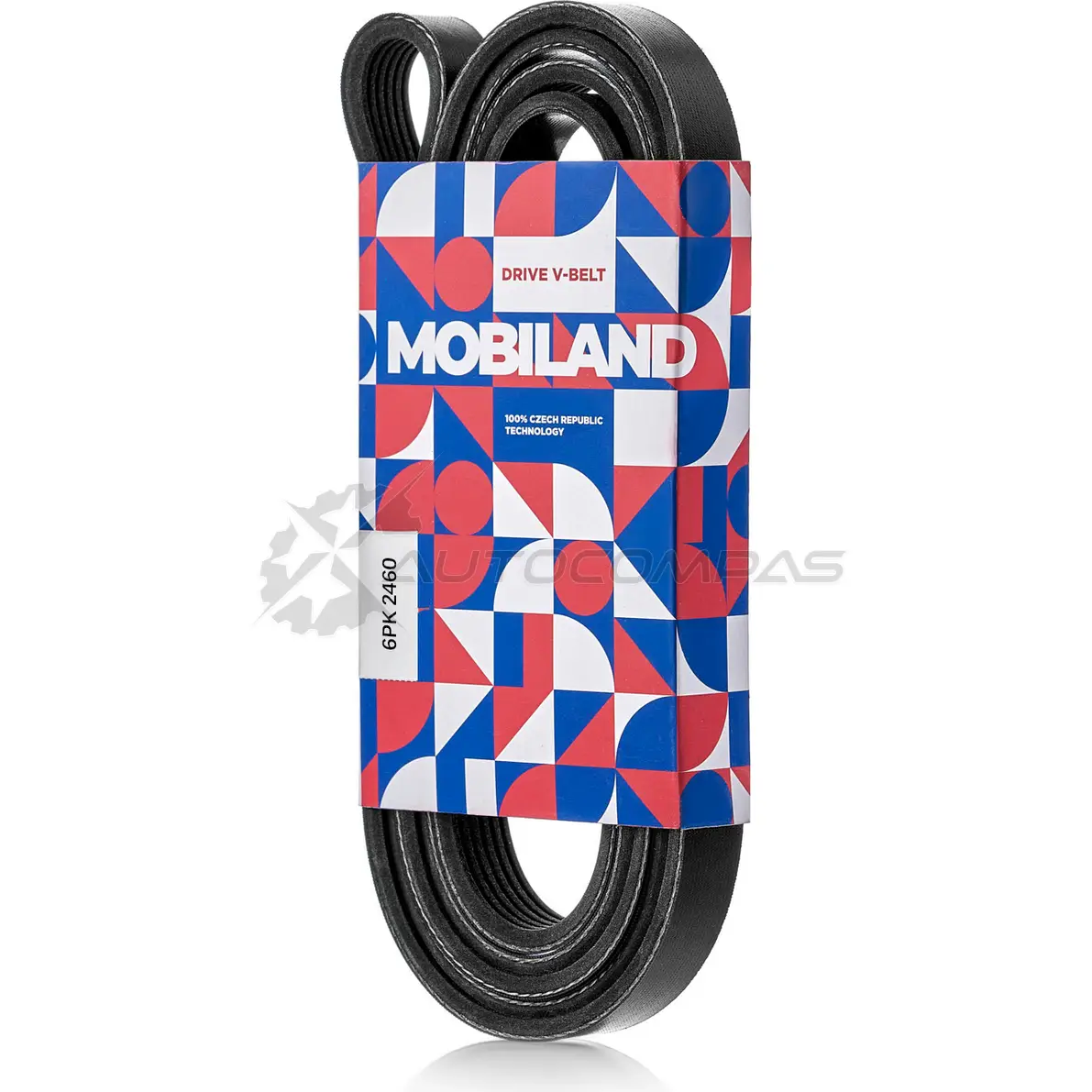 Ремень 6PK2460 (EPDM) VW TOUAREG (CR7), AUDI A4 B7 (8EC), A4 B8 (8K2) 501262460 MOBILAND 1441196041 501262460 X1W YBL - Изображение 1