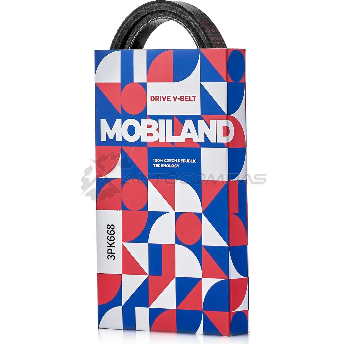 Ремень 3PK668 (EPDM) DAEWOO MATIZ (M100, M150), MATIZ (M200, M250), NISSAN NOTE (E11, NE11) 501230668 MOBILAND ZS ZVQW 1441196215 501230668 - Изображение 1